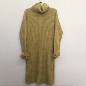 Yellow Sweater Dress